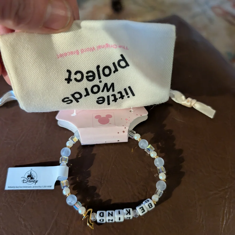 Disney Be Kind Bracelet with White and Gold Accents - Picture 4 of 5